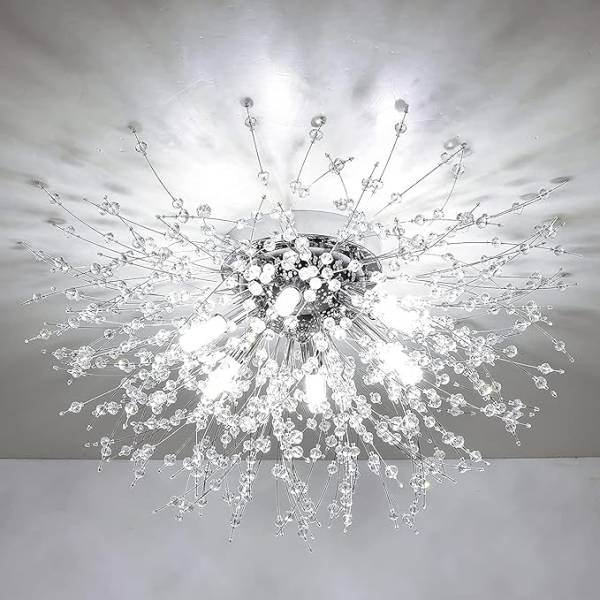 Kristall- Deckenlampe